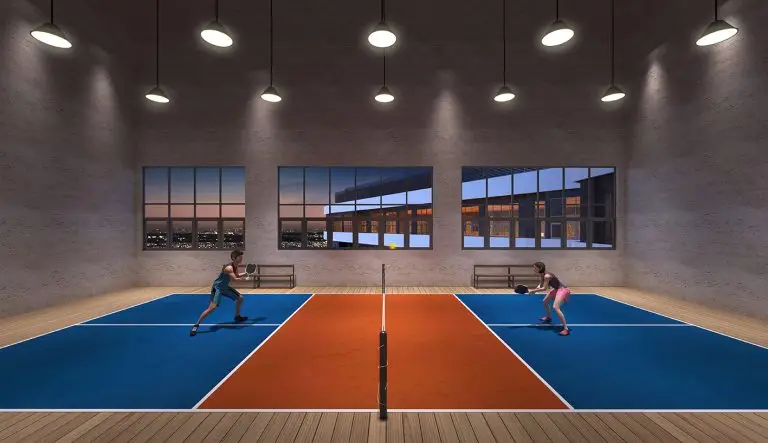 Luxury JB Service Apartment for Sale Near RTS & CIQ | Senyum Residences 12 Sky pickleball court at Senyum Residences Johor Bahru with panoramic city views