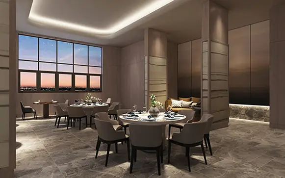 Luxury JB Condo for Sale Near RTS & CIQ | Senyum 11 Sky cafe at Senyum Residences luxury condominium in Johor Bahru