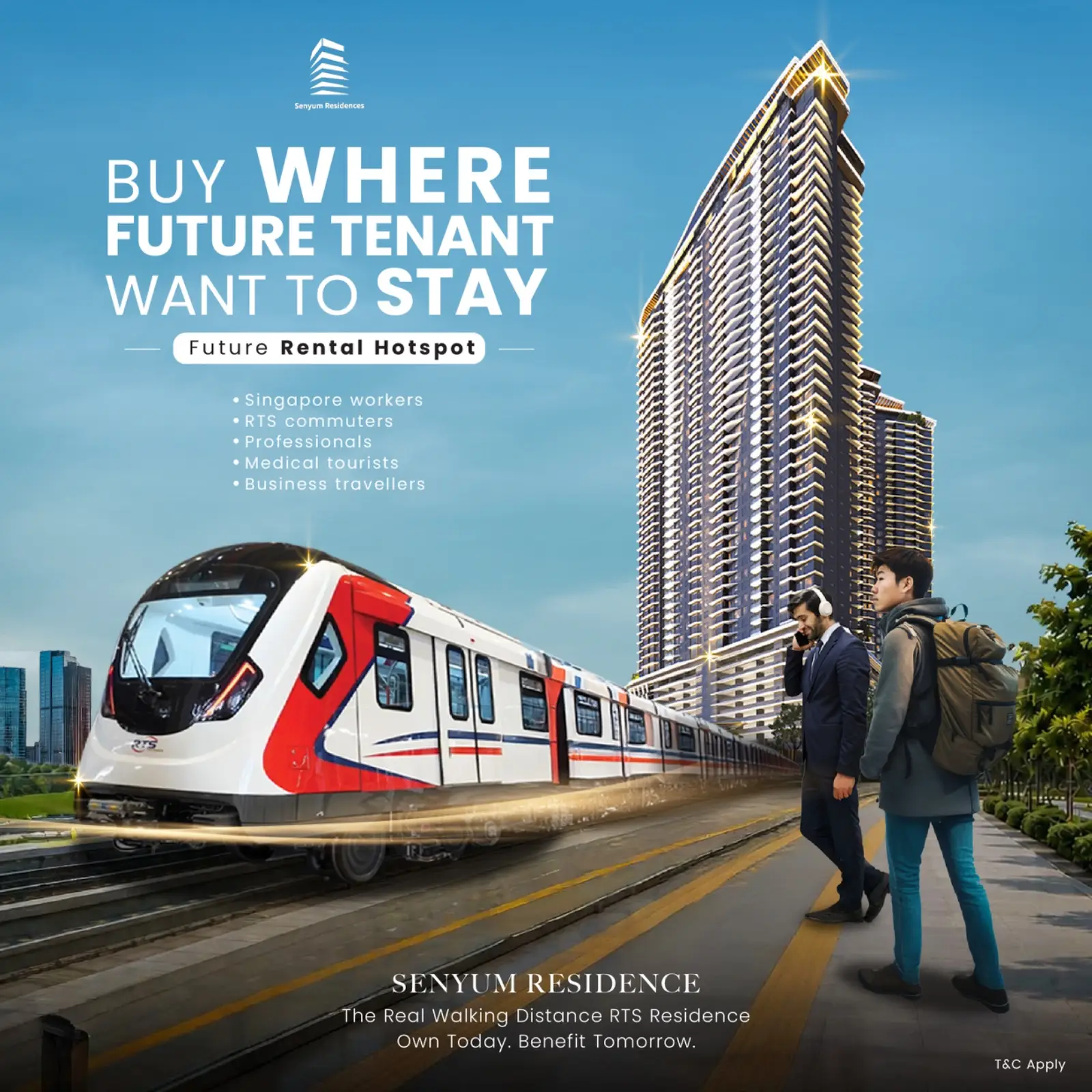 Luxury JB Condo for Sale Near RTS & CIQ | Senyum 12 Buy Where Future Tenants Want to Stay